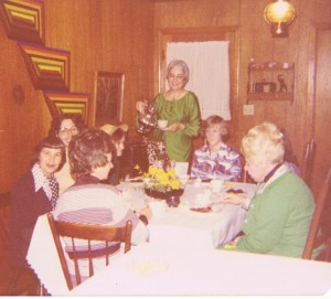 A properly arranged bridal shower tea